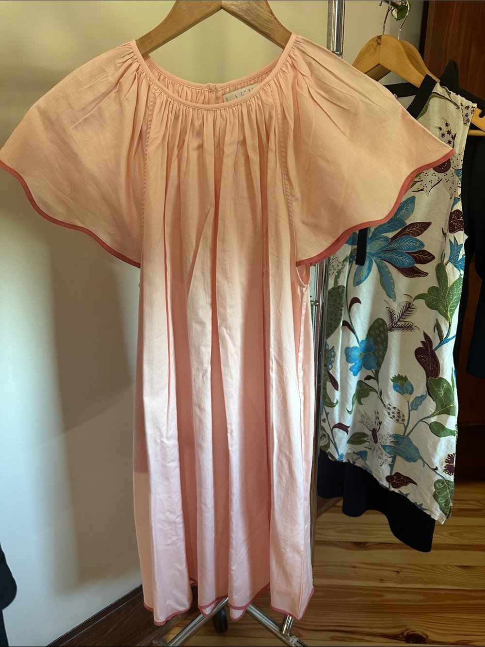 Light Pink Off-Shoulder Mini Dress